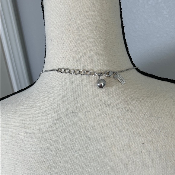 Kate Spade Silver Geometric Necklace - Picture 4 of 4